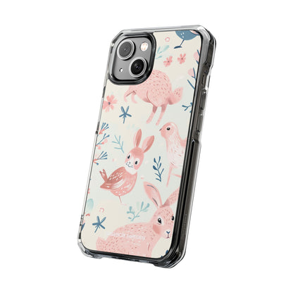 Pastel Whimsical Nature - Clear Impact iPhone 14 Phone Case