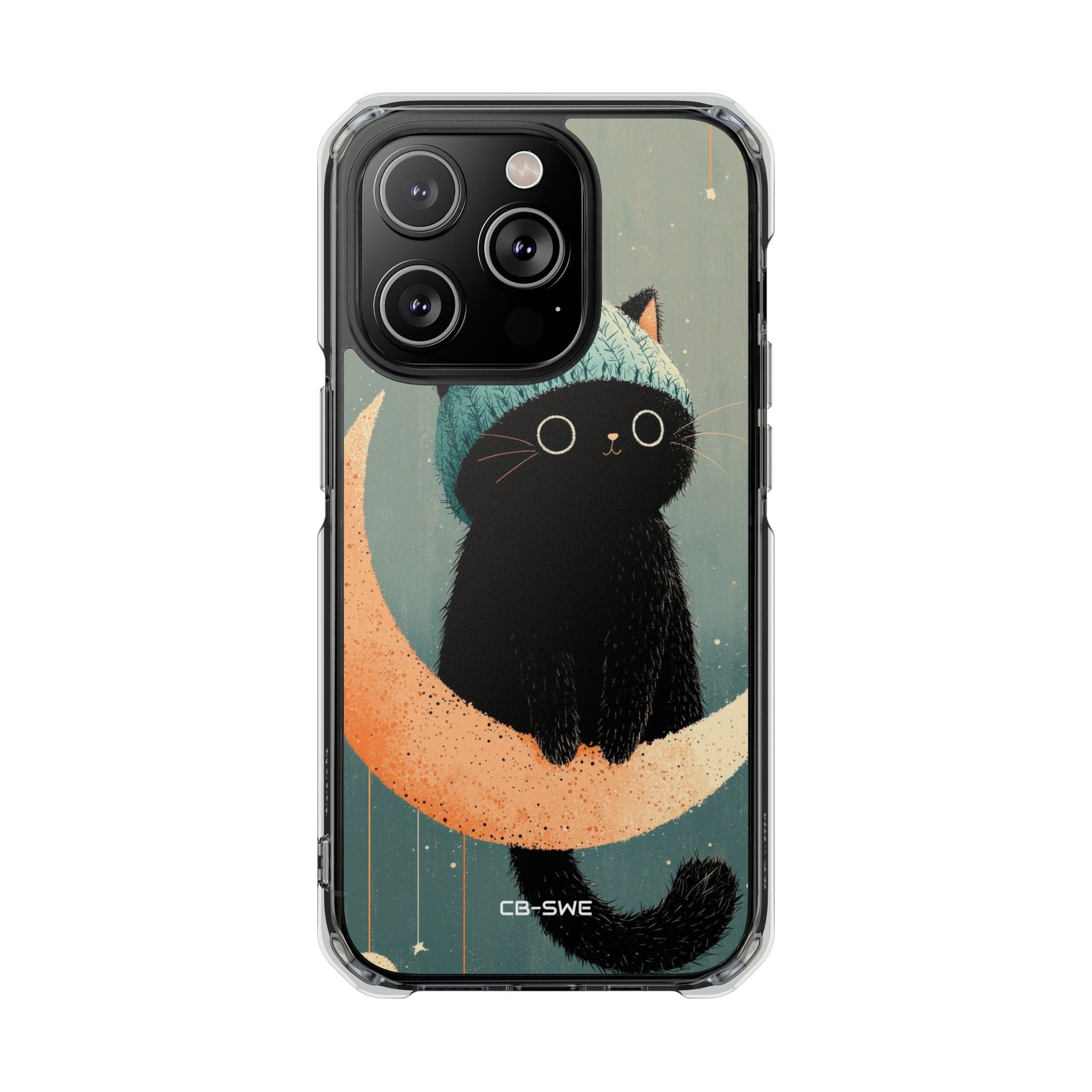 Cat Sits Dreaming iPhone Case - Impact
