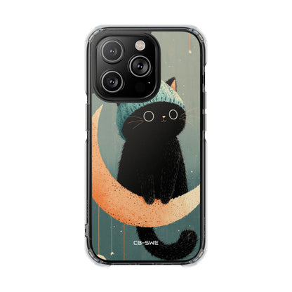 Cat Sits Dreaming iPhone Case - Impact