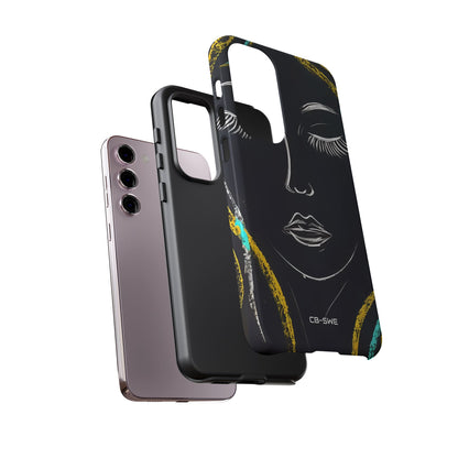 Vivid Minimalist Portrait - Samsung Case