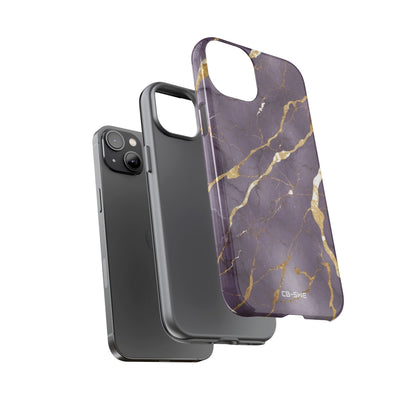 Golden Veins Flowing - iPhone Case