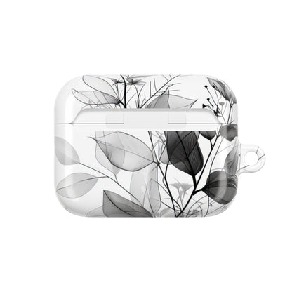 Silver Leaves - AirPods Case