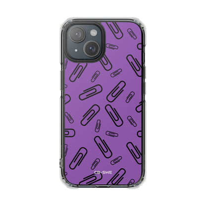Paperclips Dance Playfully iPhone Case - Impact