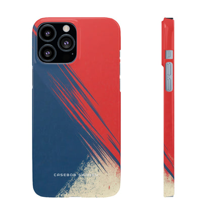 Vintage Brushstroke Harmony iPhone 13 - Slim Phone Case