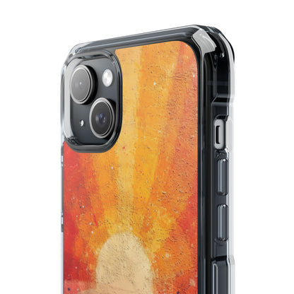 Sunburst Energy - Clear Impact iPhone 15 Phone Case