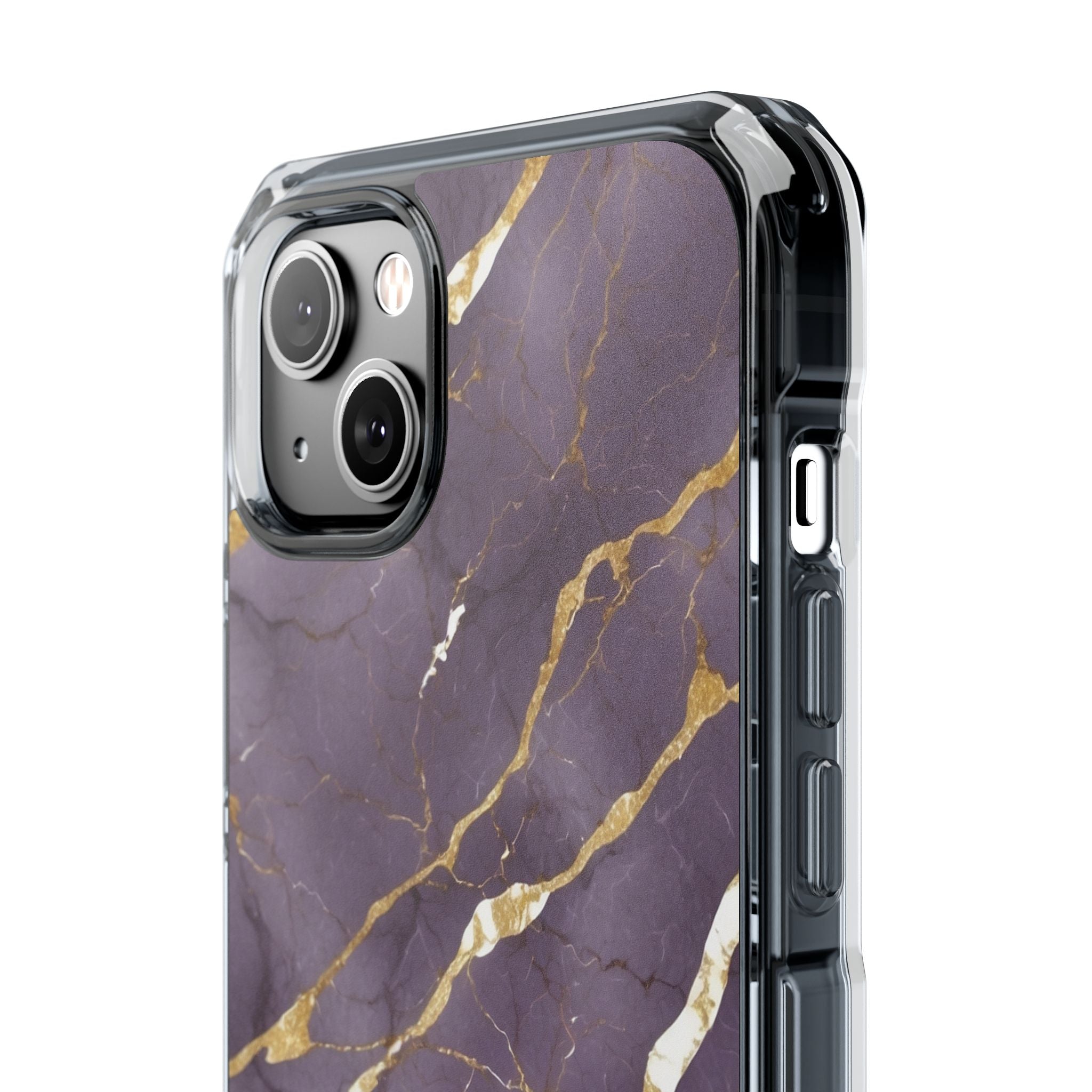 Golden Veins Flowing iPhone Case - Impact