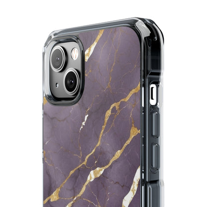 Golden Veins Flowing iPhone Case - Impact
