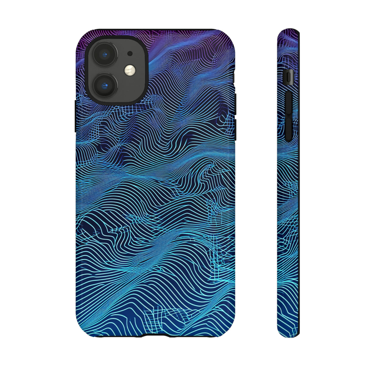 AI Interface: Tech Gradient - Protective Phone Case