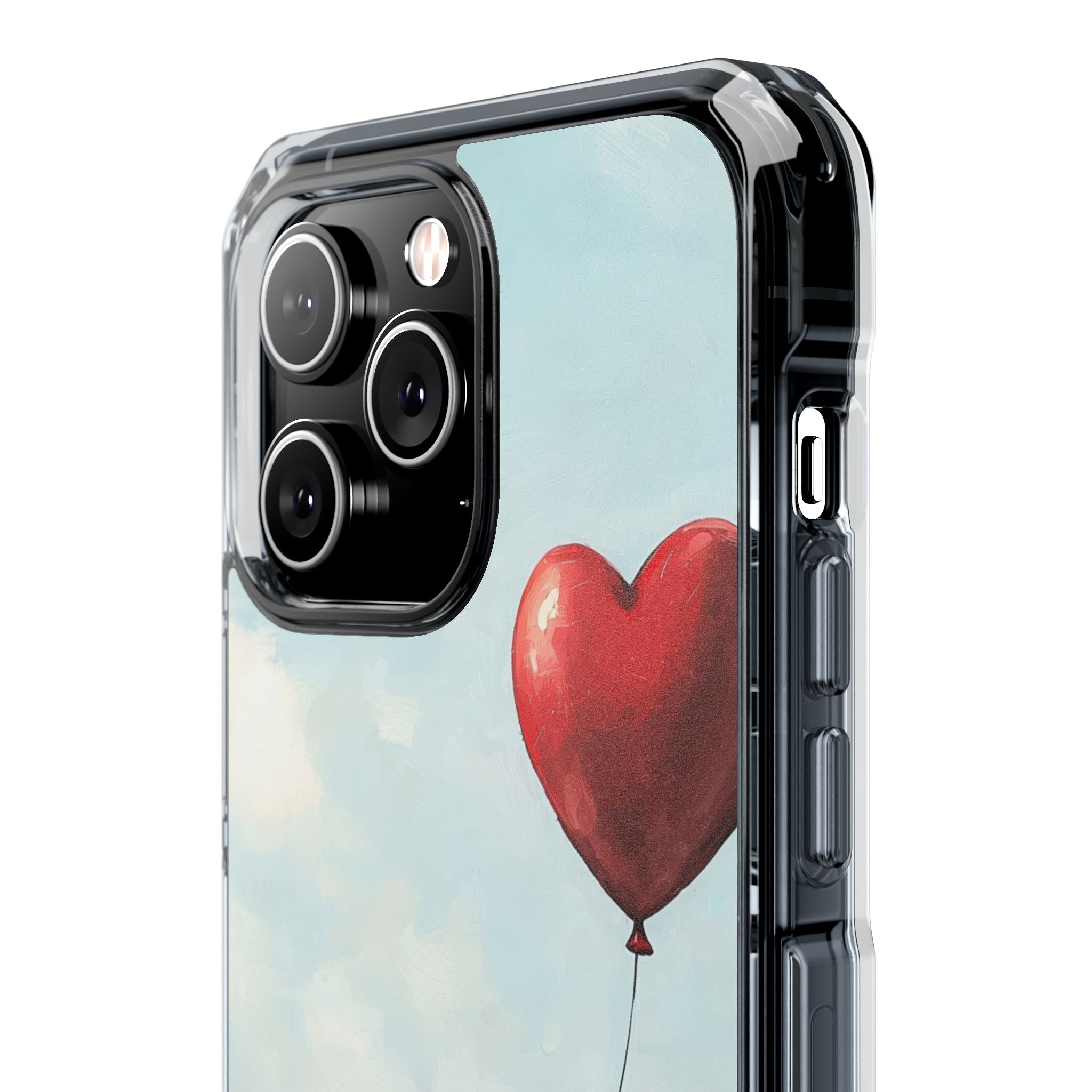 Heart Balloon Glow iPhone 14 Pro Max Case - Impact
