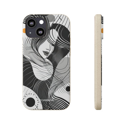 Fluid Noir Rhythm | Biodegradable Phone Case