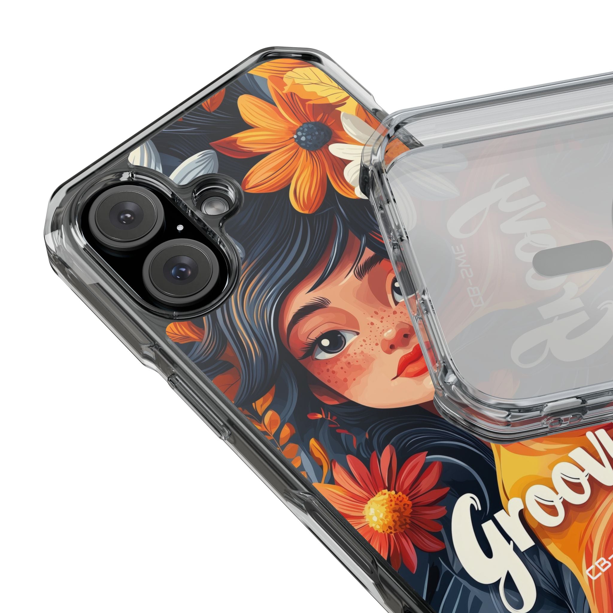 Floral Girl Smiles iPhone Case - Impact