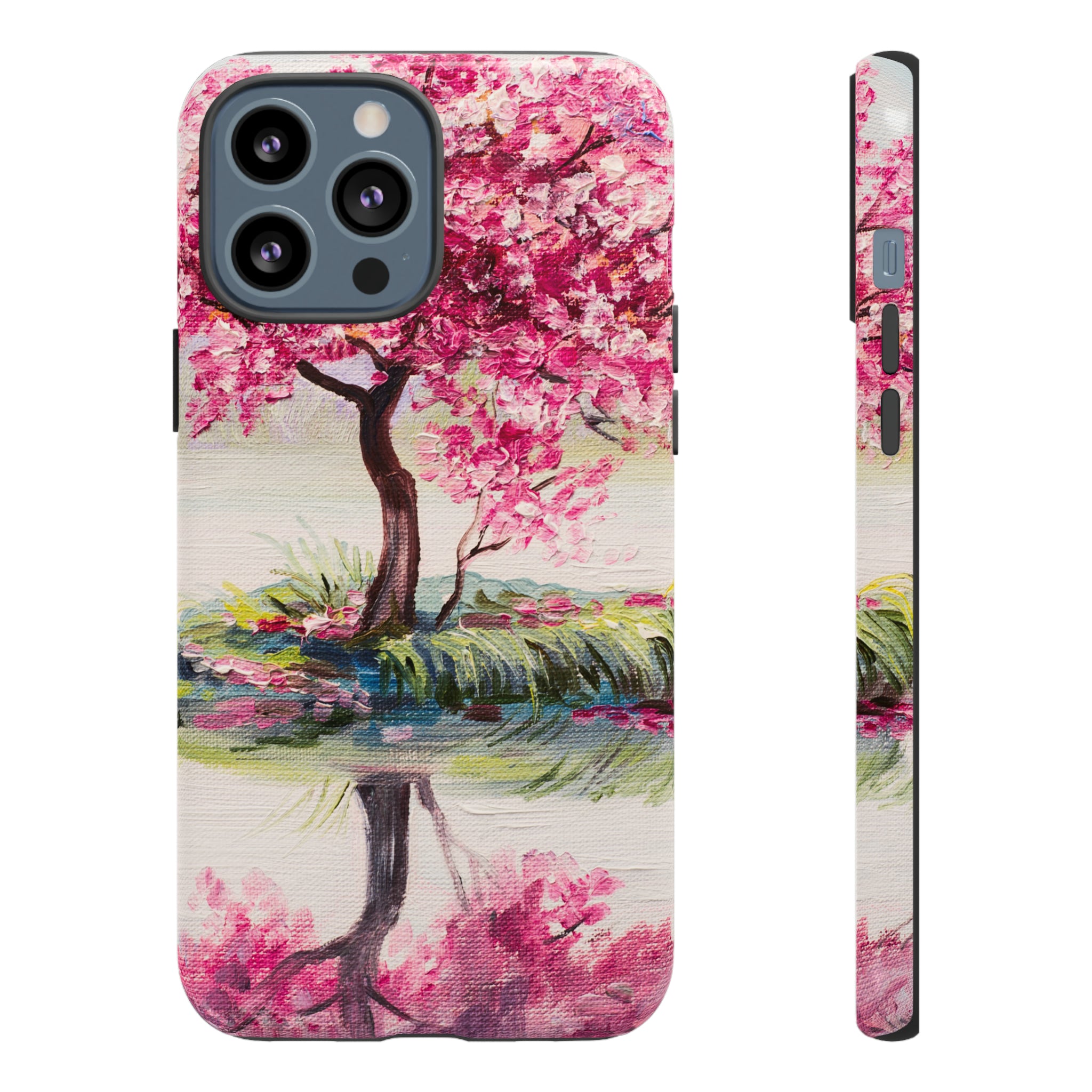 Oil painting - Oriental Cherry Tree - Protective Phone Case