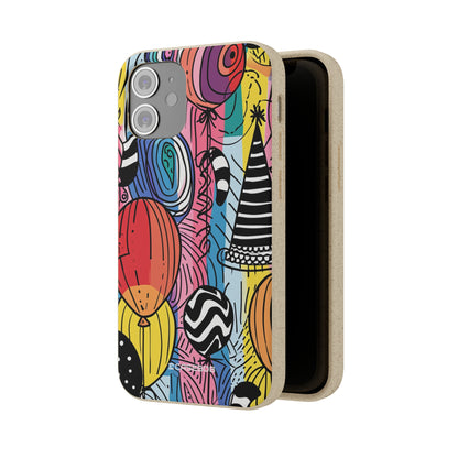 Vibrant Party Whimsy | Biodegradable Phone Case