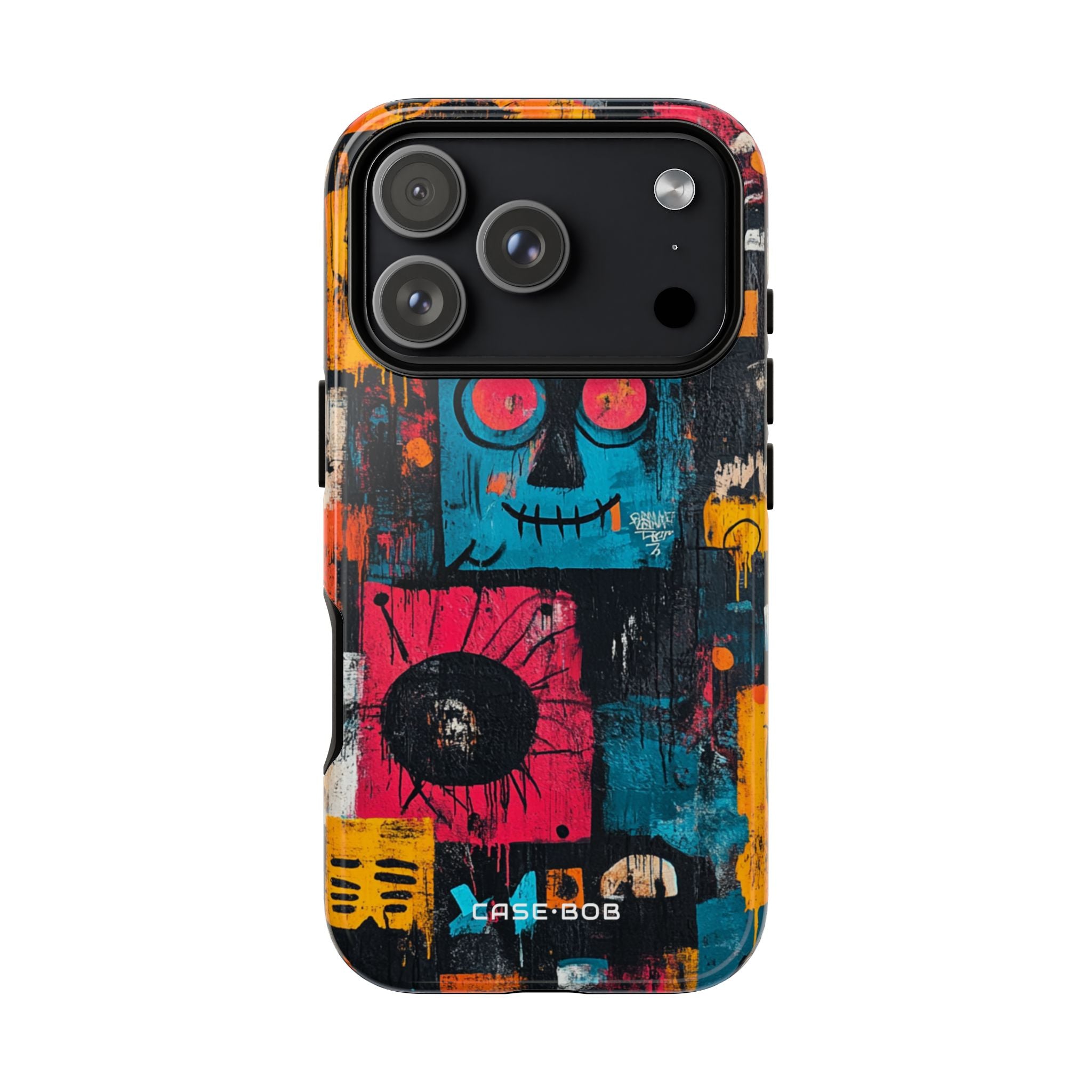 Blue Stitch Smile iPhone 17 Pro Case - Tough