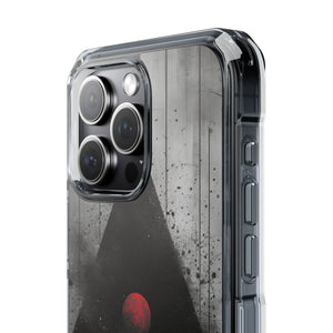 Grunge Geometry - Phone Case for iPhone (Clear Impact - Magnetic)