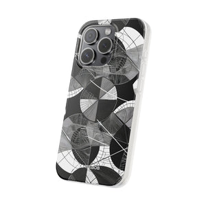 Geometrische Eleganz | Flexible Handyhülle für iPhone