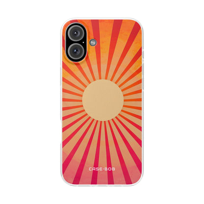Sunburst Radiance iPhone 16 Plus Case - Soft