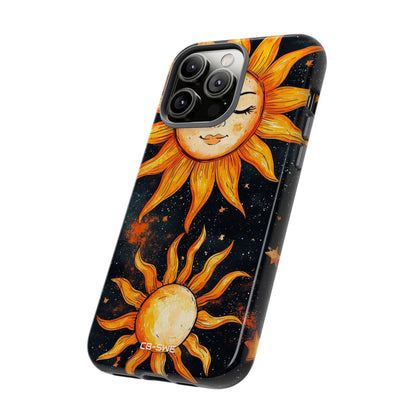 Celestial Suns Dance - iPhone Case