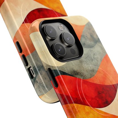 Cracked Wave Sunset iPhone 14 Pro Max Case - Tough+