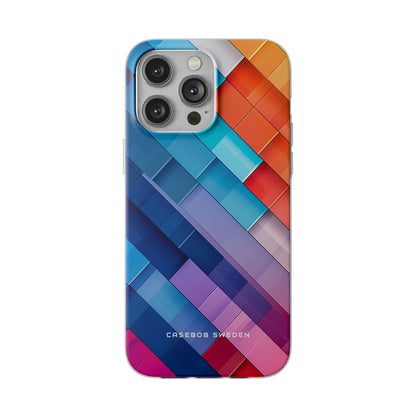 Vibrant GeoFlow iPhone 14 - Flexi Phone Case