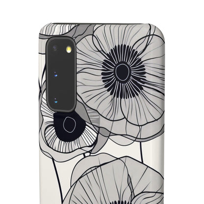 Modern Minimalist Flowers Samsung S20 - Slim Phone Case