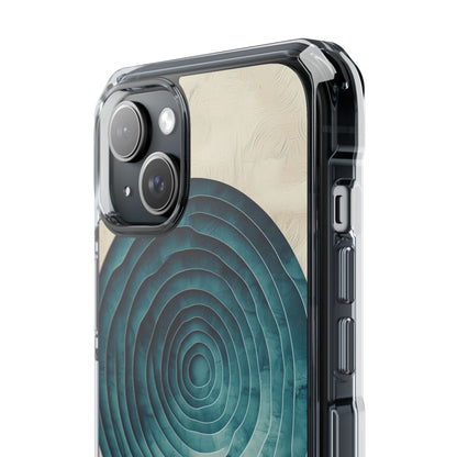Waves Embrace Circles iPhone Case - Impact