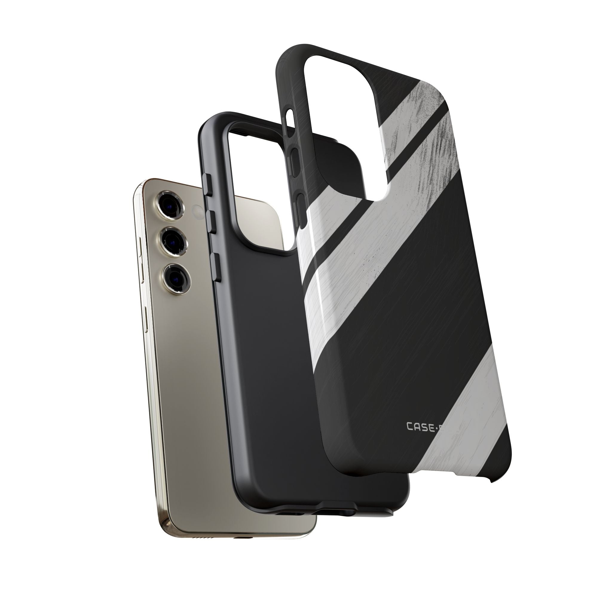 Distressed Stripe Motion Samsung S23 Case - Tough