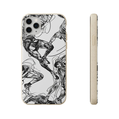 Dynamic Athletic Surrealism | Biodegradable Phone Case