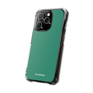 Illuminating Emerald | Handyhülle für iPhone (Clear Impact Case – magnetisch) 