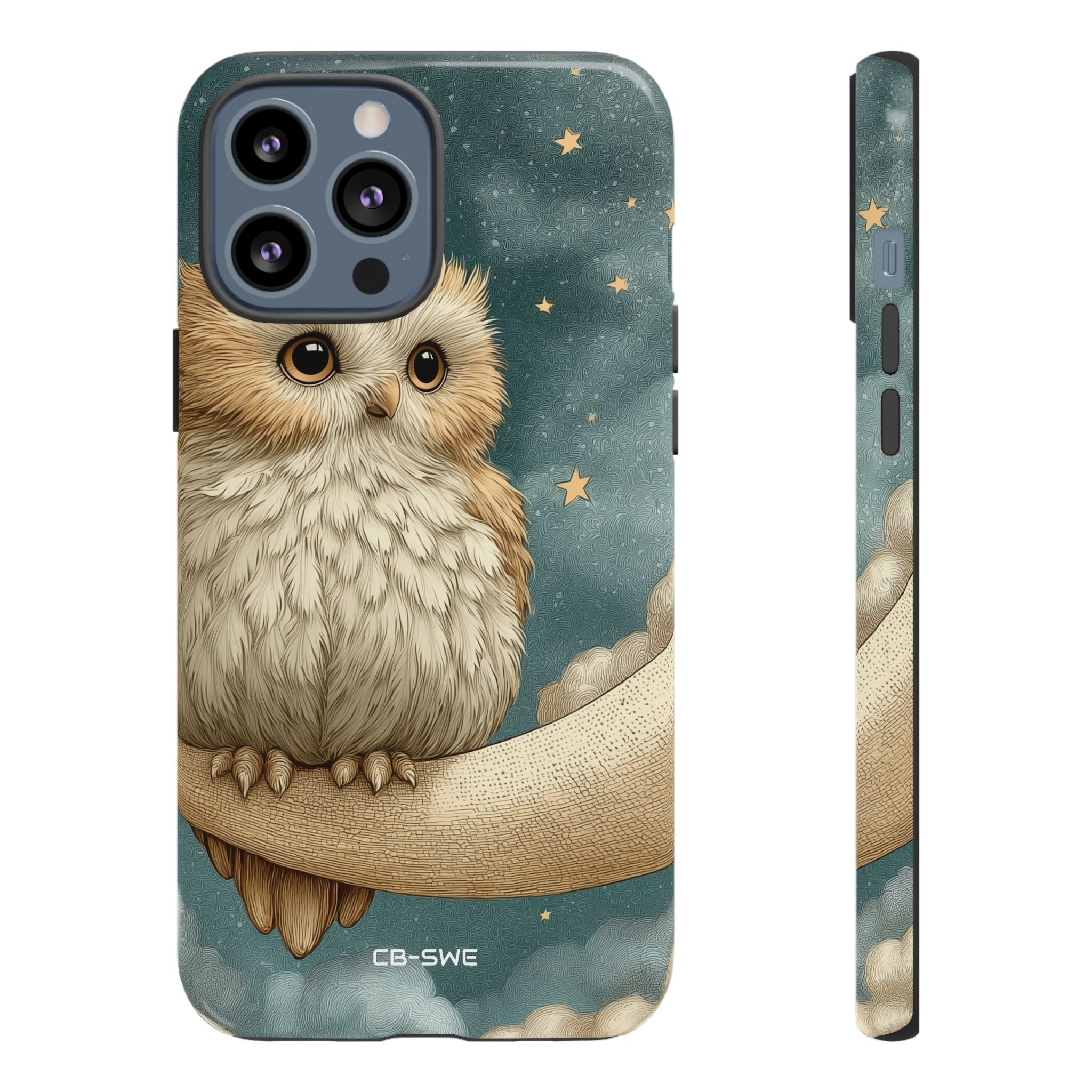 Owls Nestle Moon - iPhone Case