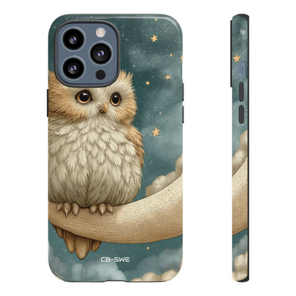 Owls Nestle Moon - iPhone Case