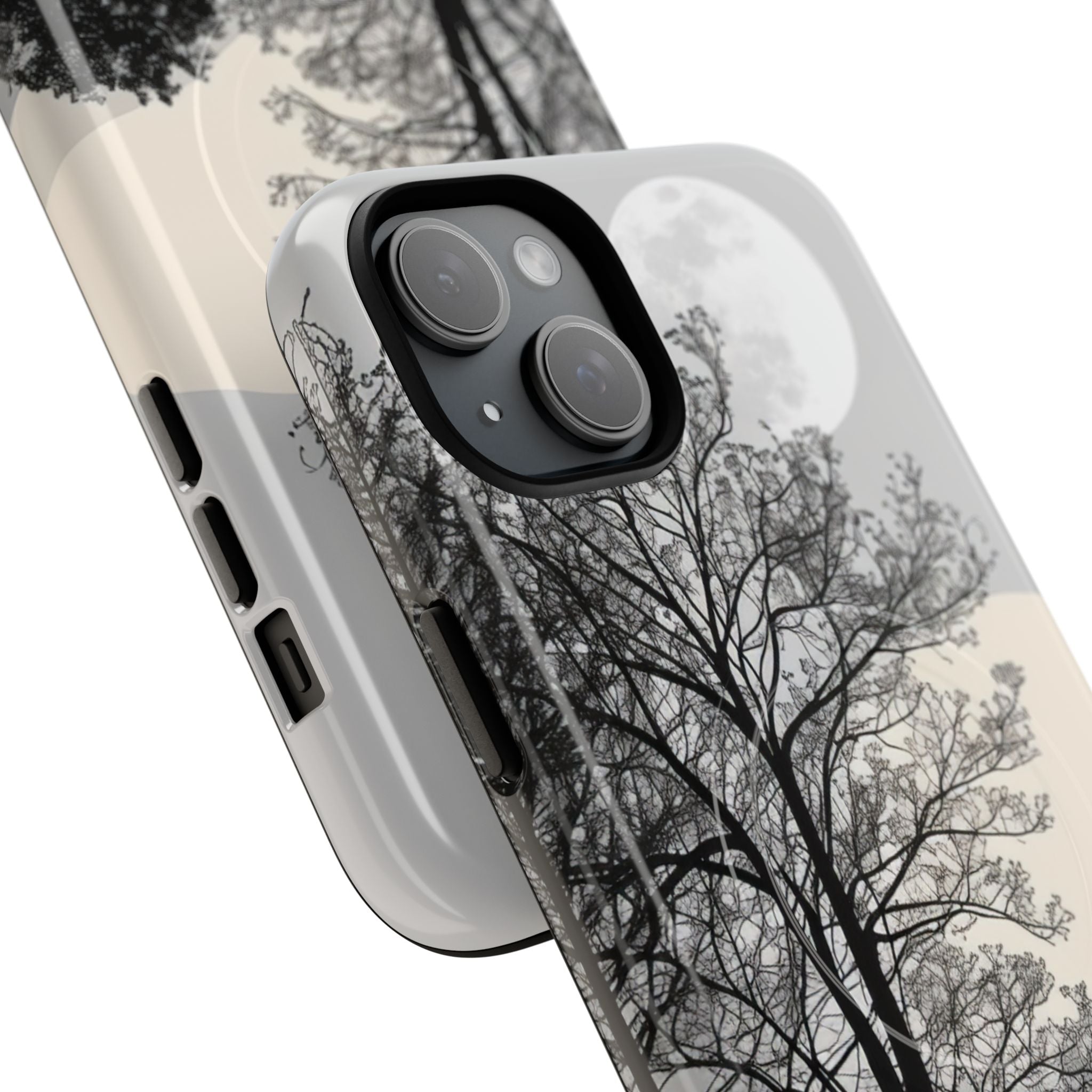 Foresta nella quiete lunare iPhone 15 - Tough+