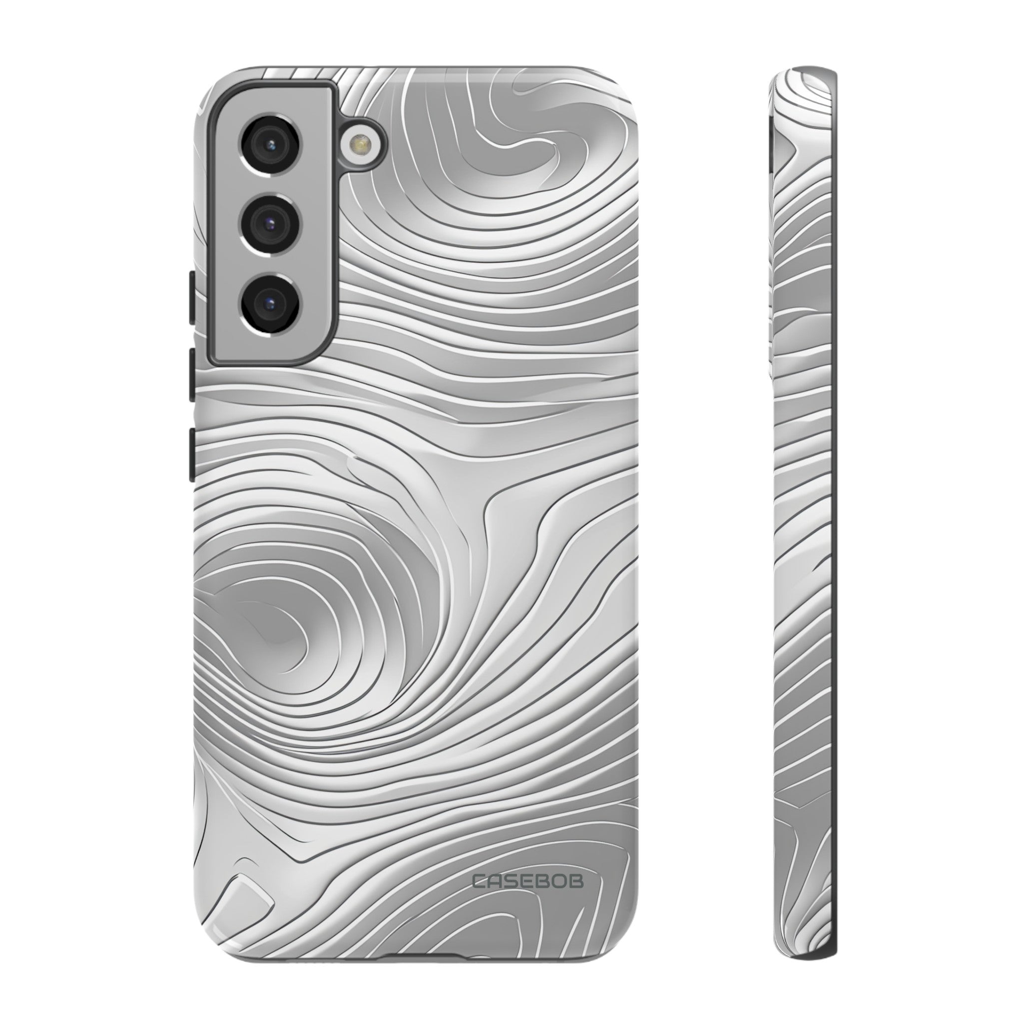 Sleek Grey Minimalism - Protective Phone Case