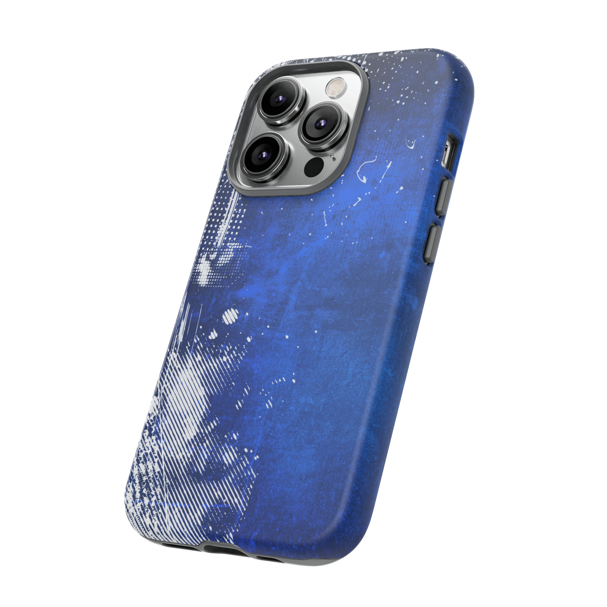 Grunge Blue - Protective Phone Case