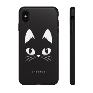 Cartoon Cat Icon - Protective Phone Case