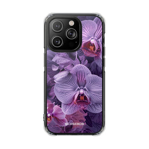 Radiant Orchid Design | Handyhülle für iPhone (Clear Impact Case – magnetisch) 