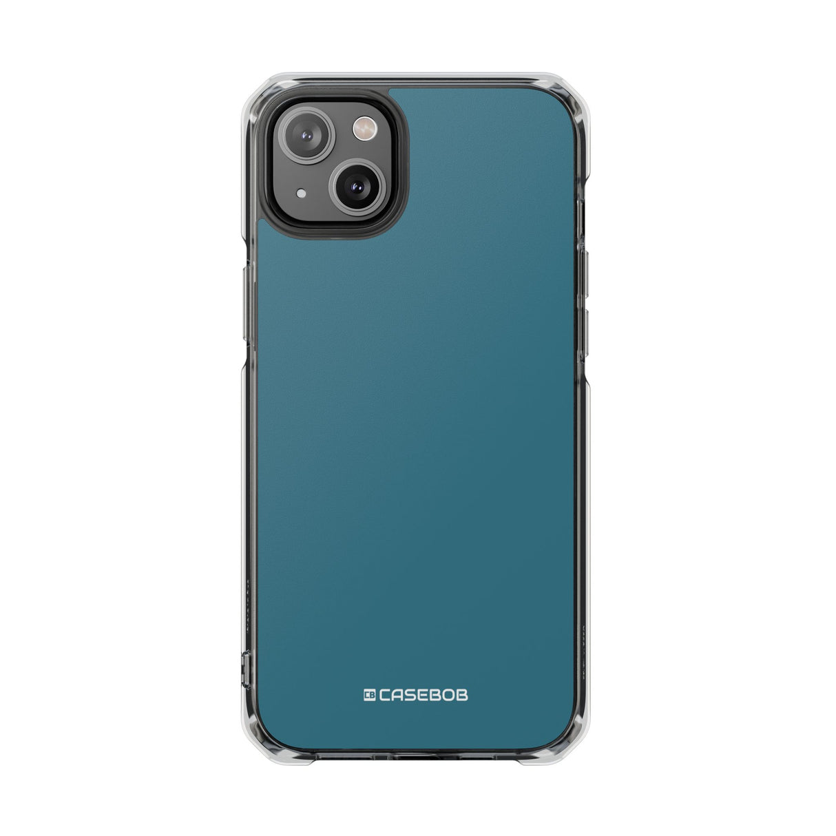 Teal Blue | Phone Case for iPhone (Clear Impact Case - Magnetic)