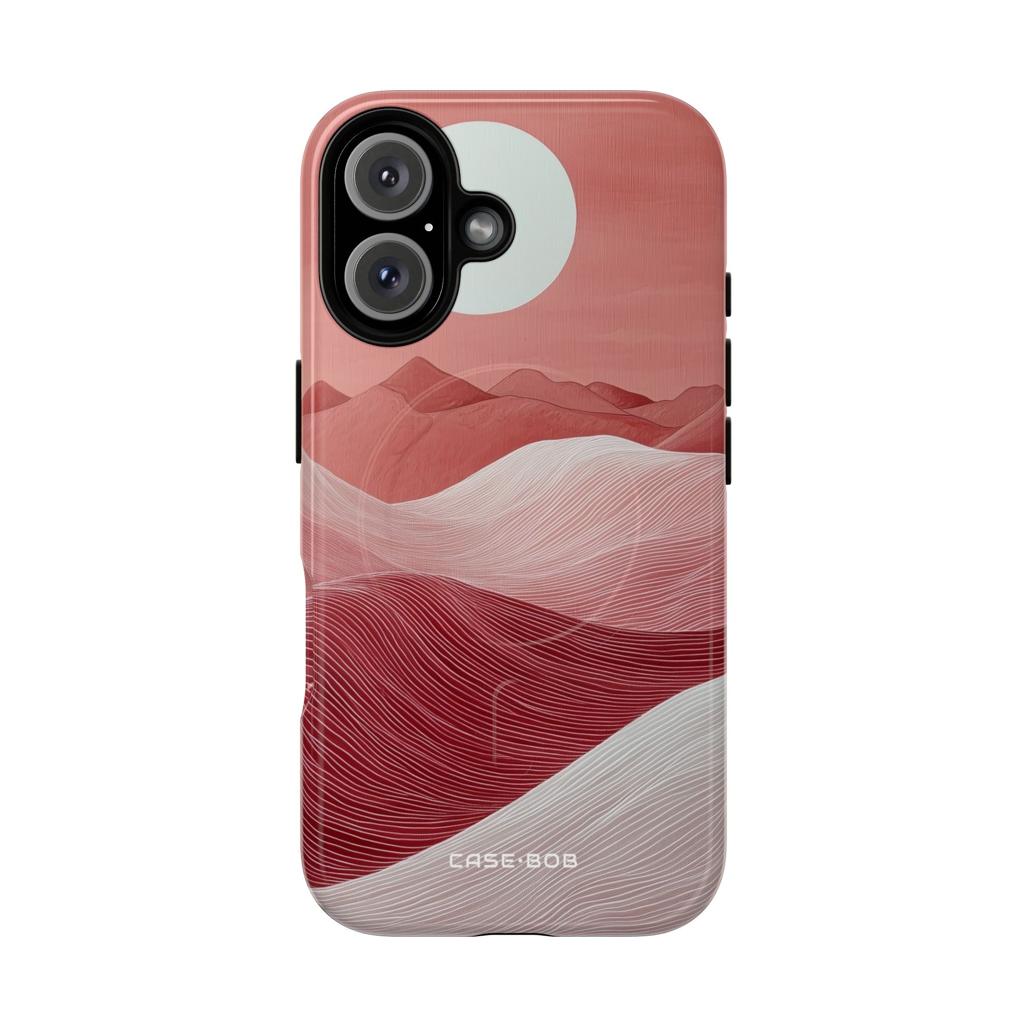 White Orb Dunes iPhone 16 Case - Tough+