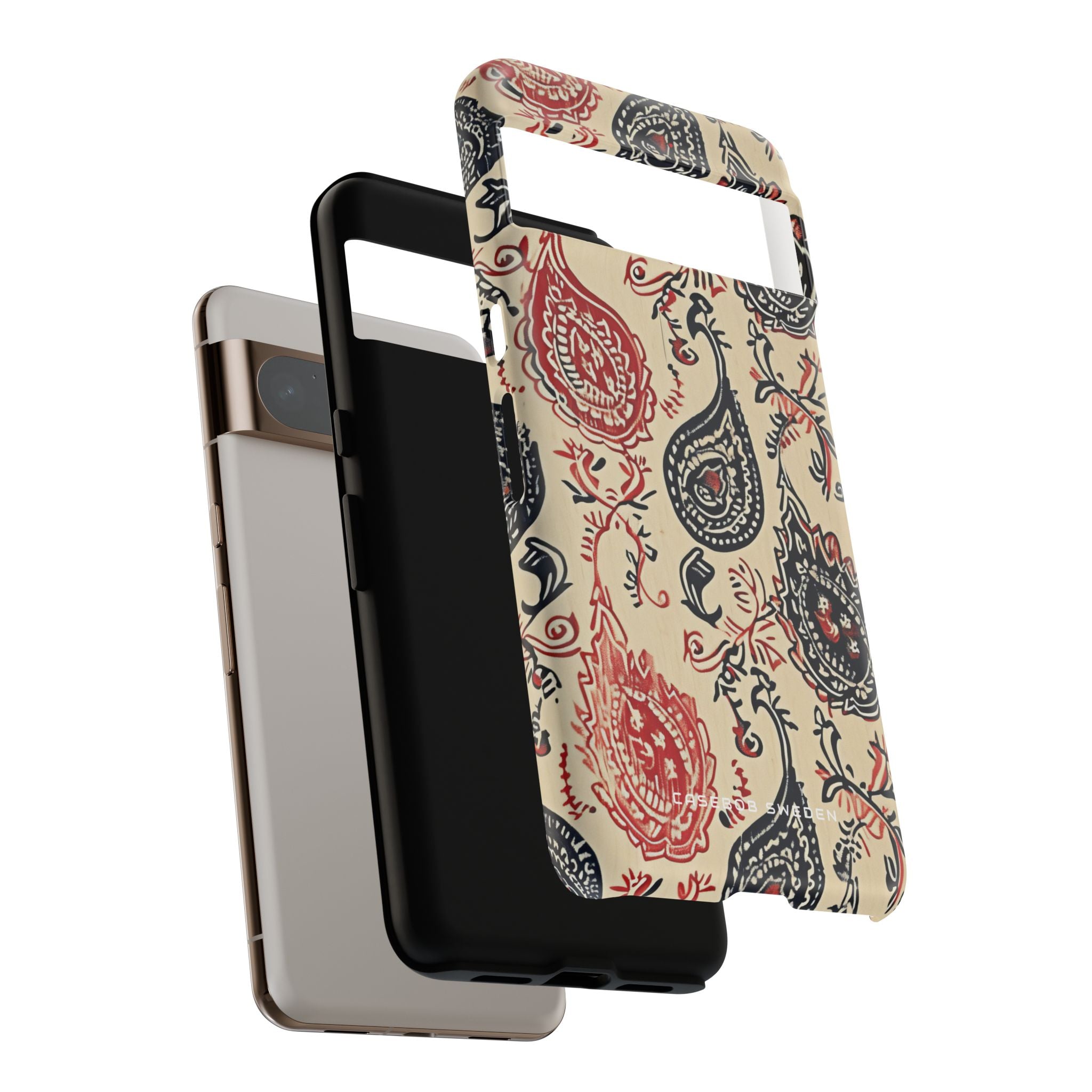 Vintage Paisley Elegance Google Pixel 8 - Tough Phone Case