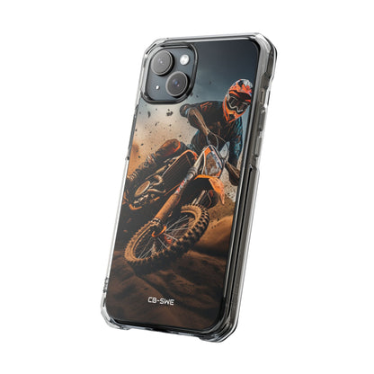 Rider Amidst Desert Fury iPhone Case - Impact