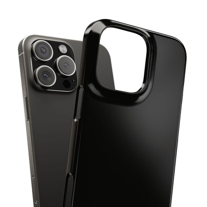 Black - Slim iPhone 16 Phone Case