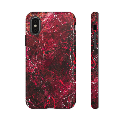 Crimson Splatter Dynamic - Protective Phone Case