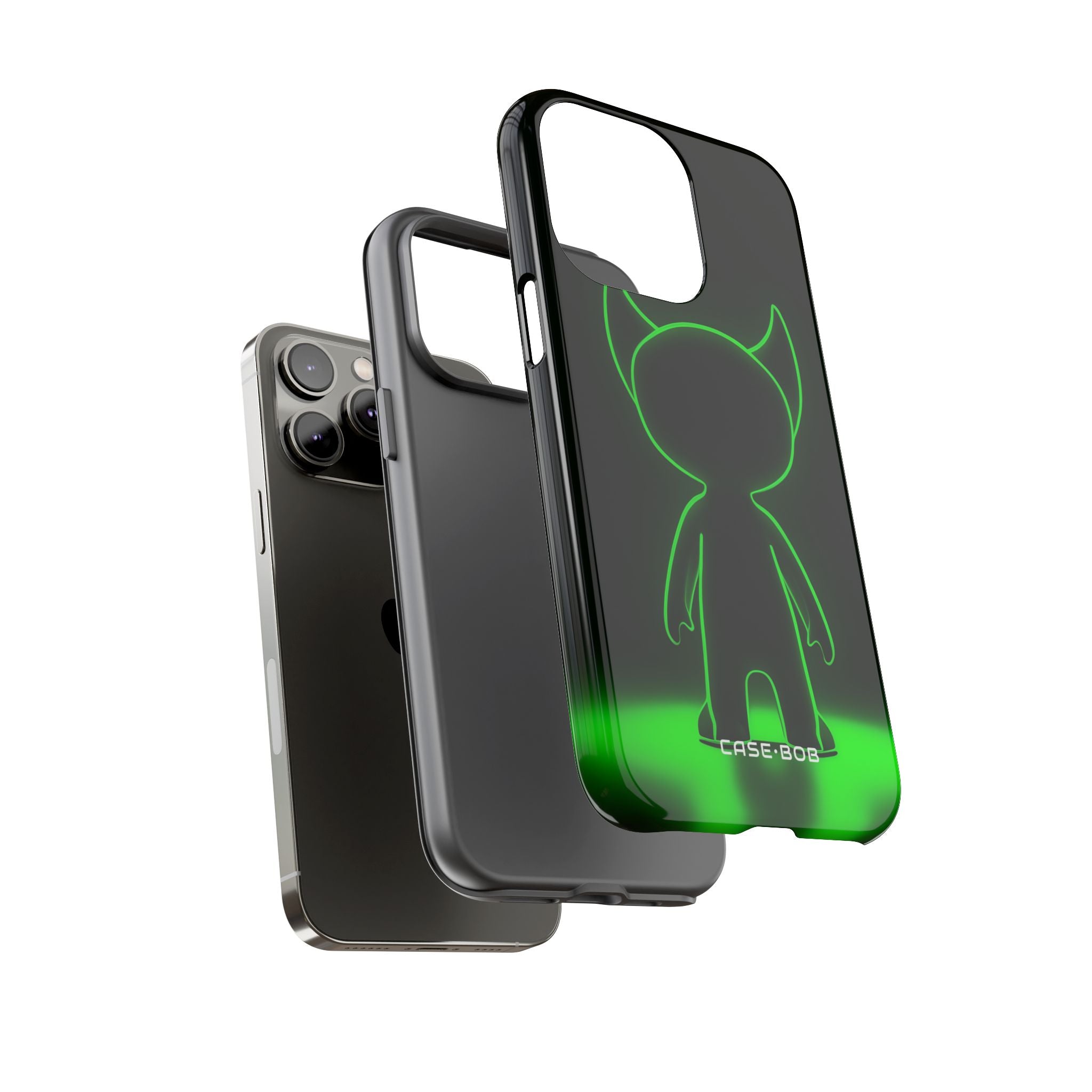 Neon Horned Glow iPhone 14 Pro Max Case - Tough