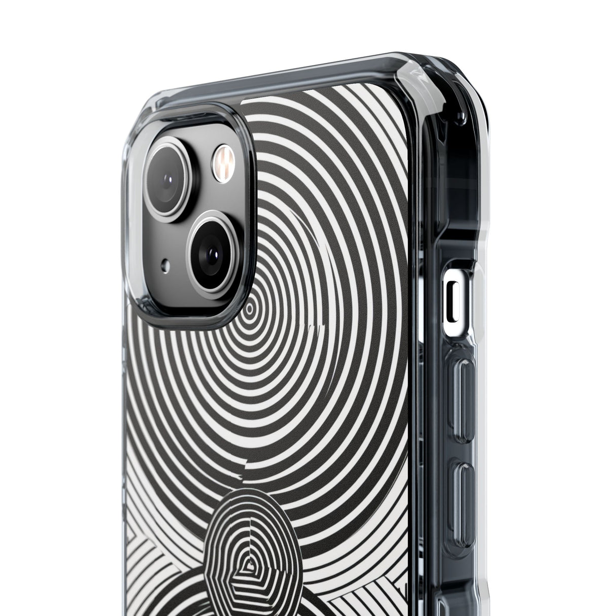 Hypnotic Geometry - Phone Case for iPhone (Clear Impact - Magnetic)