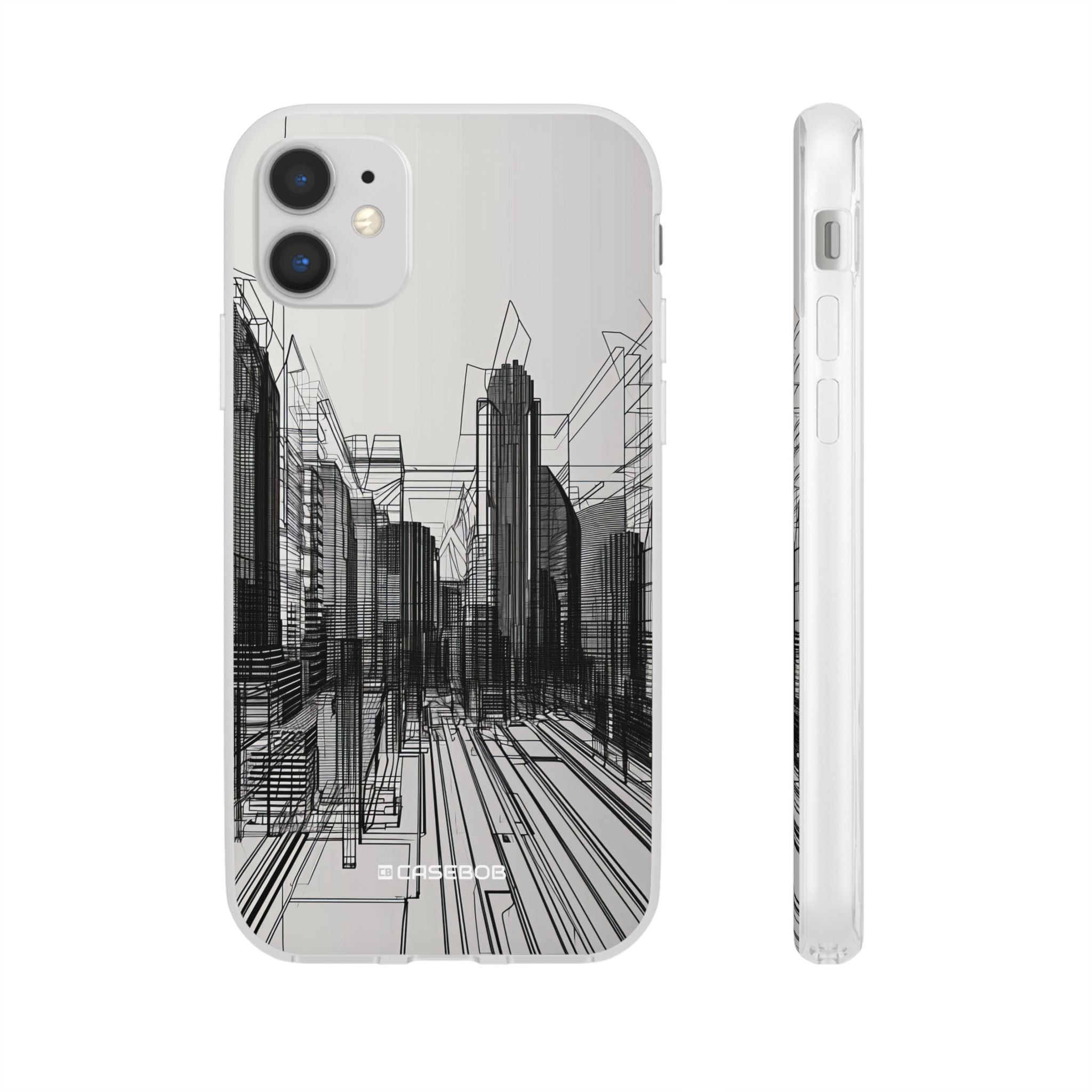 Urban Wireframe | Flexible Phone Case for iPhone