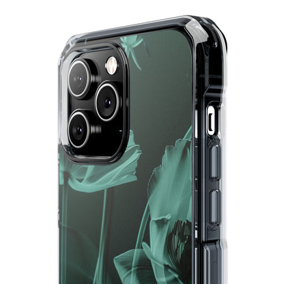 Teal Bloom Radiance iPhone 14 - Impact Clear+