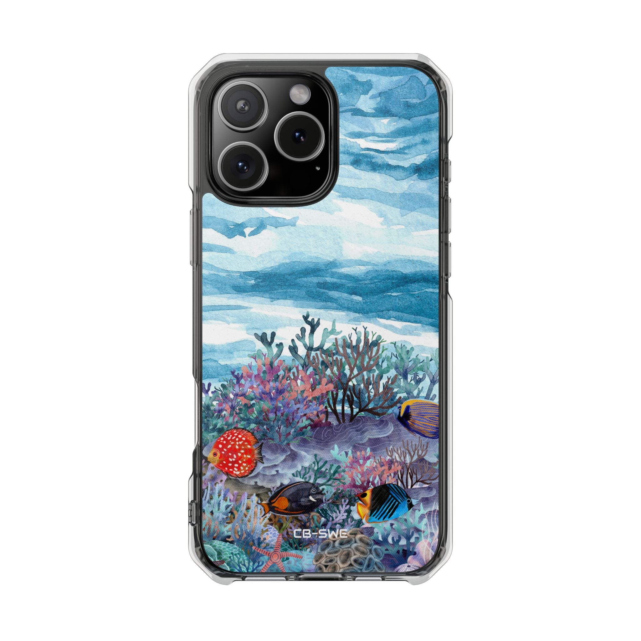 Aquatic Life Watercolors iPhone Case - Impact