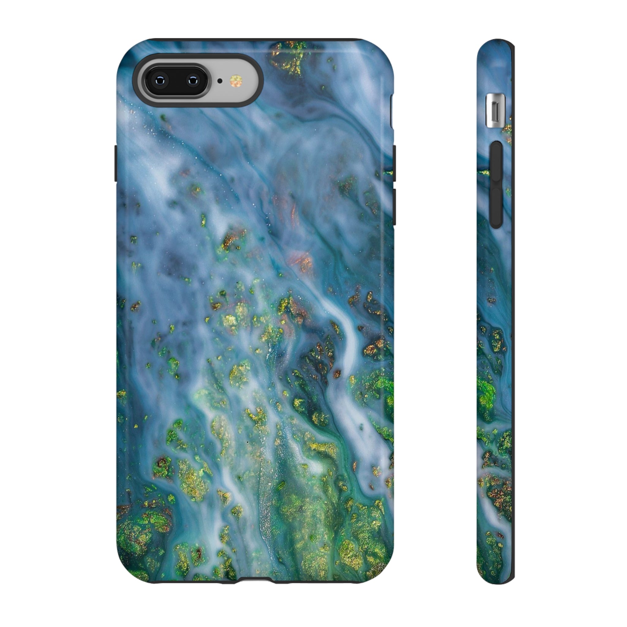 Forest Mist Ink Art iPhone Case (Protective) iPhone 8 Plus Glossy Phone Case