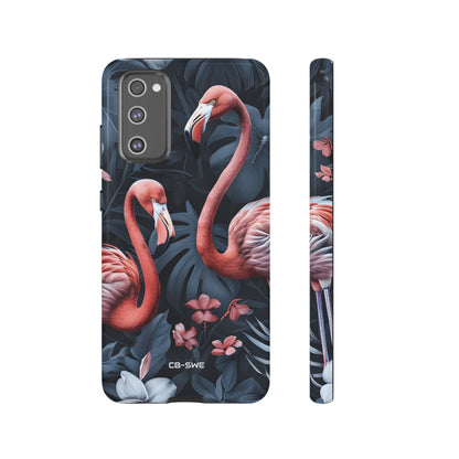 Flamingos Embrace Nature - Samsung Case