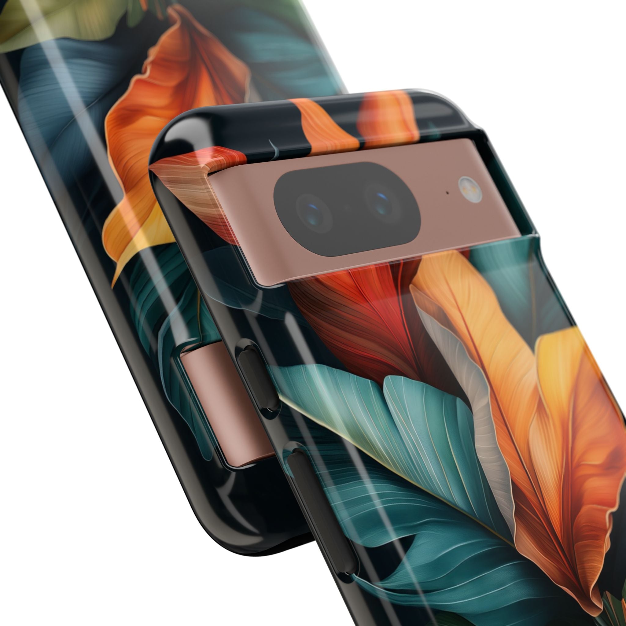 Tropical Leafburst Google Pixel 8 Case - Tough